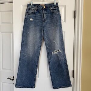 Kut from the Kloth Miller High rise wide leg denim, size 2, medium wash, EUC
